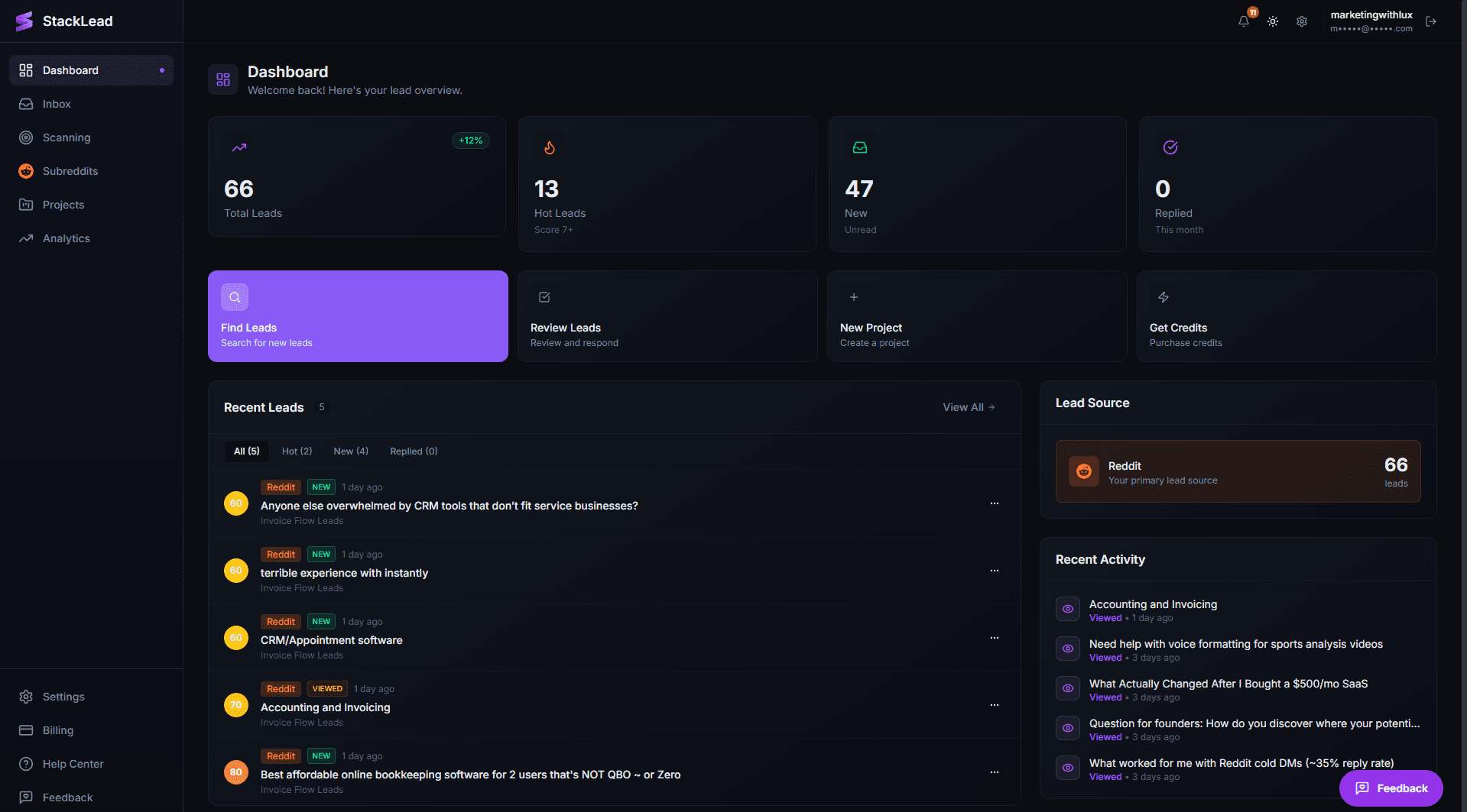 StackLead Demo Video